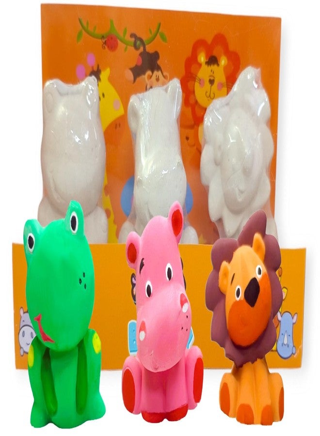 Toyfinity Whimsical Paint Buddy 3 Animals Coloring Toys for Kids Unleash Creativity with Playful DIY kit for Kids (Pack of 3) - Image 1